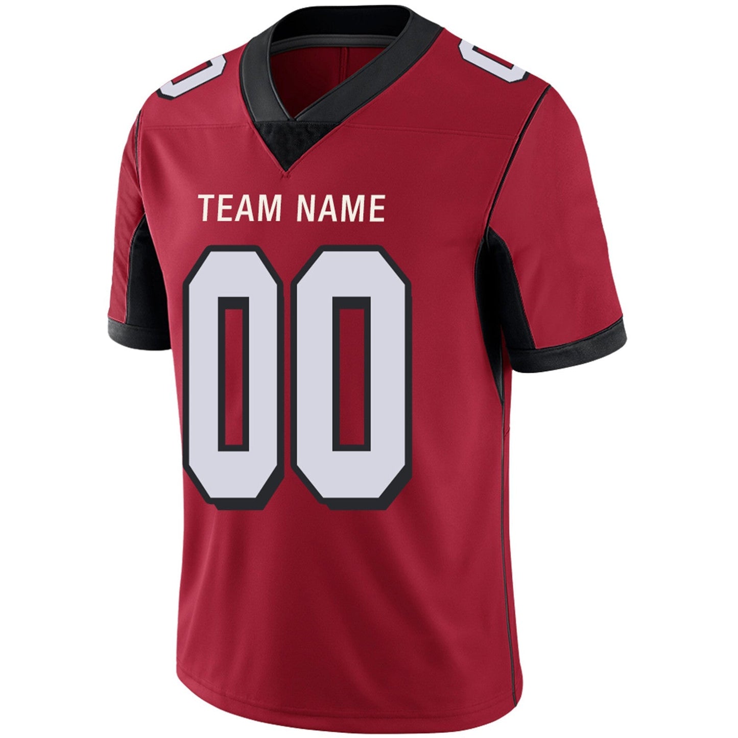 Custom Team Player or Personalized Design Your Own Name for Men's Women's Youth Jerseys Red Football Jerseys