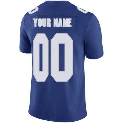 Custom Football Jerseys Team Player or Personalized Design Your Own Name for Men's Women's Youth Jerseys Navy