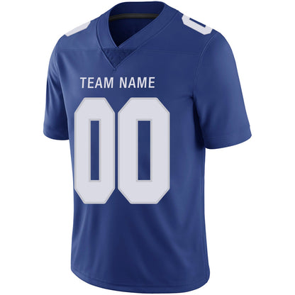 Custom Football Jerseys Team Player or Personalized Design Your Own Name for Men's Women's Youth Jerseys Navy
