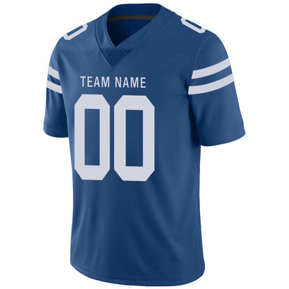 Custom Football Jerseys Team Player or Personalized Design Your Own Name for Men's Women's Youth Jerseys Royal
