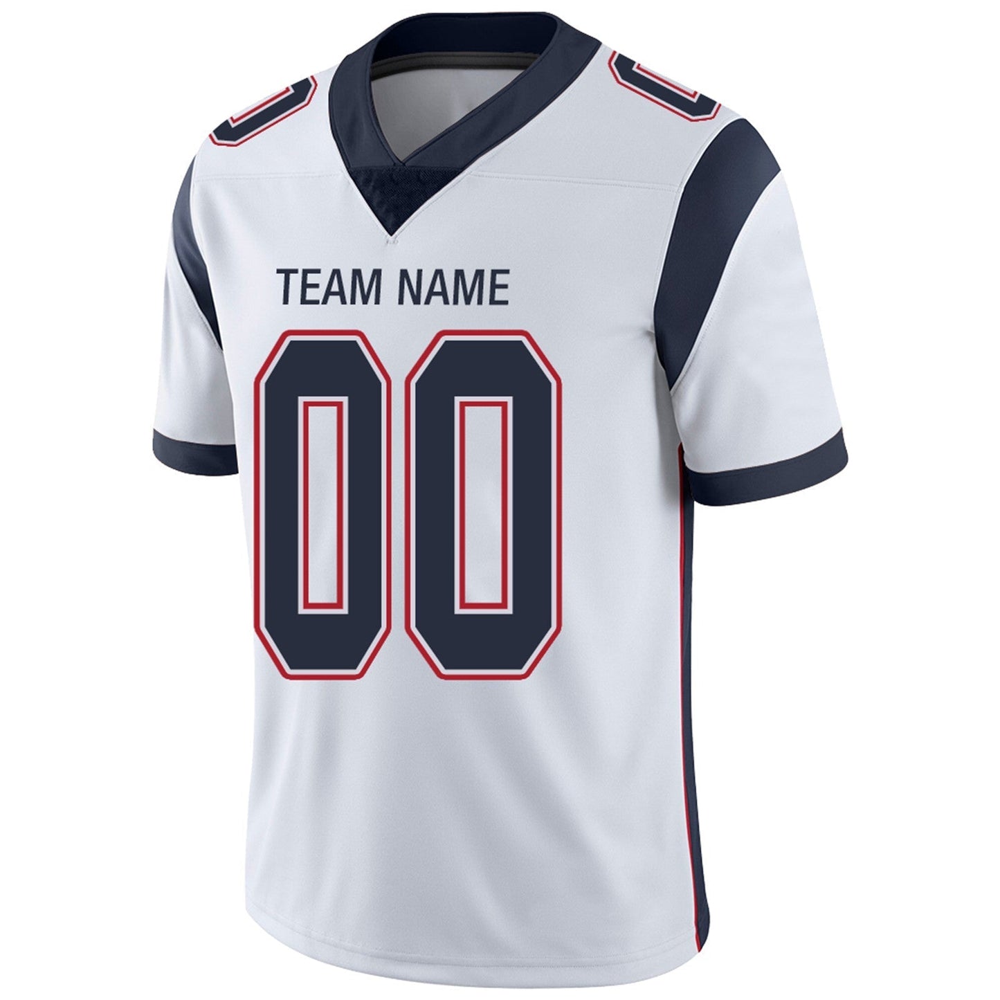Custom Football Jerseys Team Player or Personalized Design Your Own Name for Men's Women's Youth Jerseys Navy
