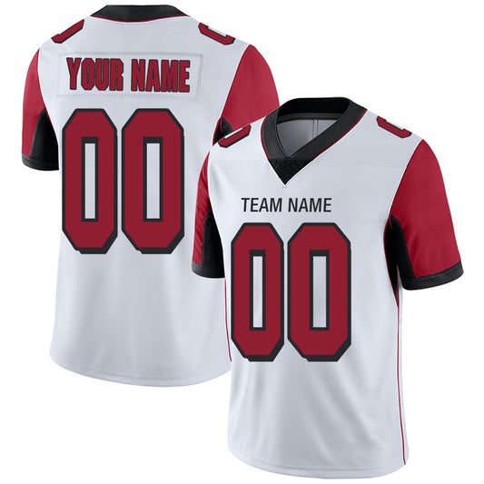 Custom Team Player or Personalized Design Your Own Name for Men's Women's Youth Jerseys Red Football Jerseys