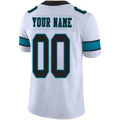Custom Football Jerseys Team Player or Personalized Design Your Own Name for Men's Women's Youth Jerseys Blue