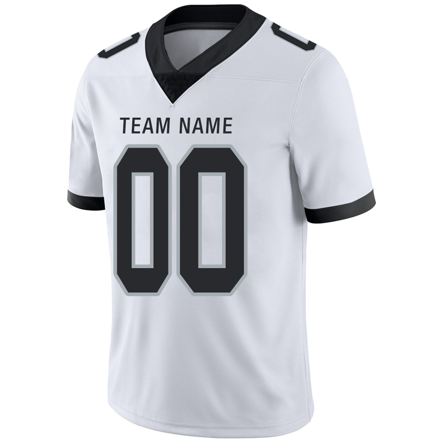 Custom Football Jerseys Team Player or Personalized Design Your Own Name for Men's Women's Youth Jerseys Black