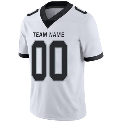 Custom Football Jerseys Team Player or Personalized Design Your Own Name for Men's Women's Youth Jerseys Black