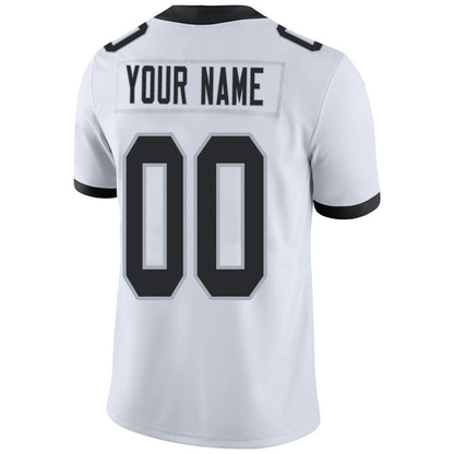 Custom Football Jerseys Team Player or Personalized Design Your Own Name for Men's Women's Youth Jerseys Black