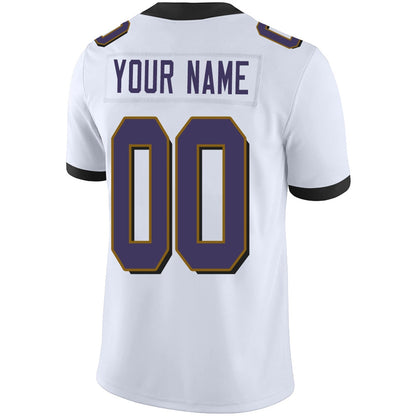 Custom Football JerseyS Team Player or Personalized Design Your Own Name for Men's Women's Youth Jerseys Purple