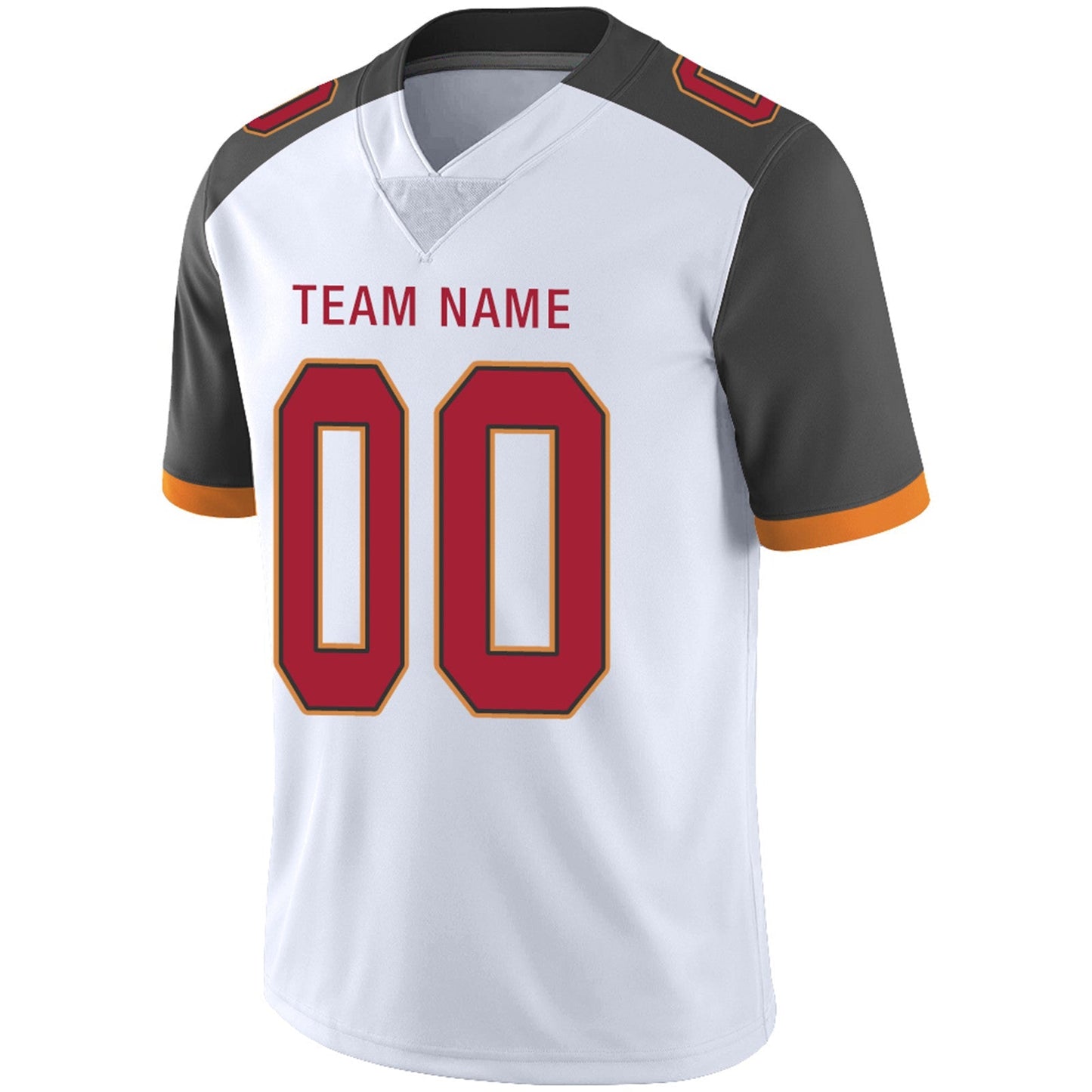 Custom Football Jerseys Team Player or Personalized Design Your Own Name for Men's Women's Youth Jerseys Red