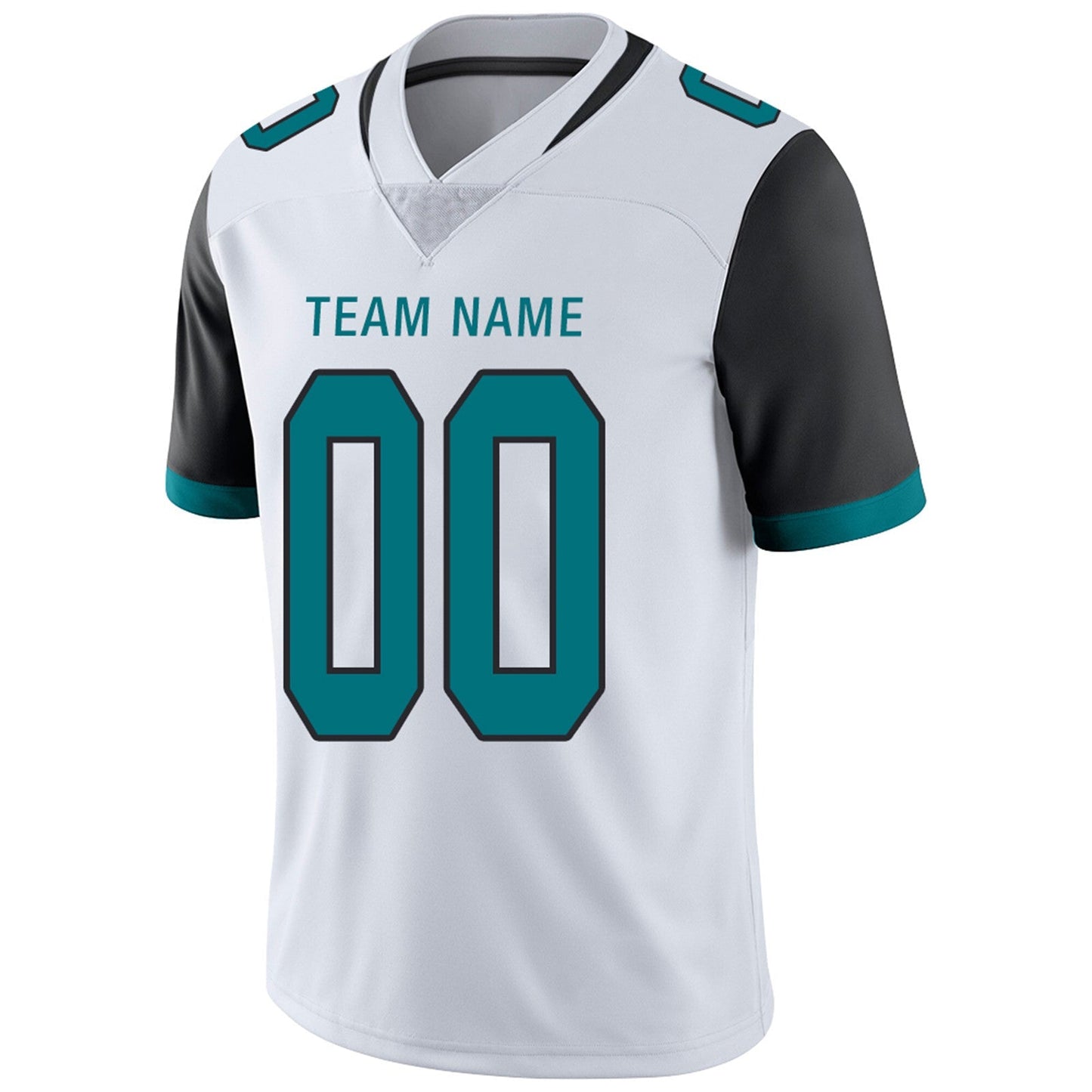 Custom Football Jerseys Team Player or Personalized Design Your Own Name for Men's Women's Youth Jerseys Teal