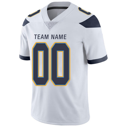 Custom Football Jerseys Team Player or Personalized Design Your Own Name for Men's Women's Youth Jerseys Navy