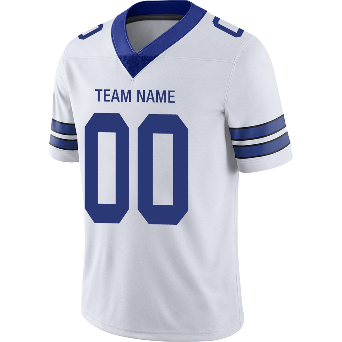Custom Football Jerseys Team Player or Personalized Design Your Own Name for Men's Women's Youth Jerseys Navy