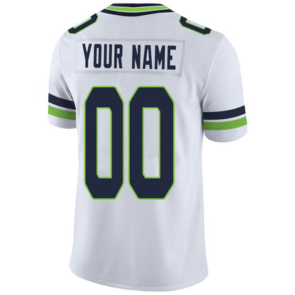 Custom Football Jerseys Team Player or Personalized Design Your Own Name for Men's Women's Youth Jerseys Navy