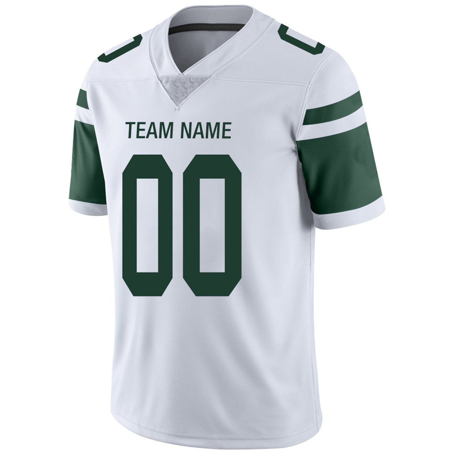 Custom Football Jerseys Team Player or Personalized Design Your Own Name for Men's Women's Youth Jerseys Green