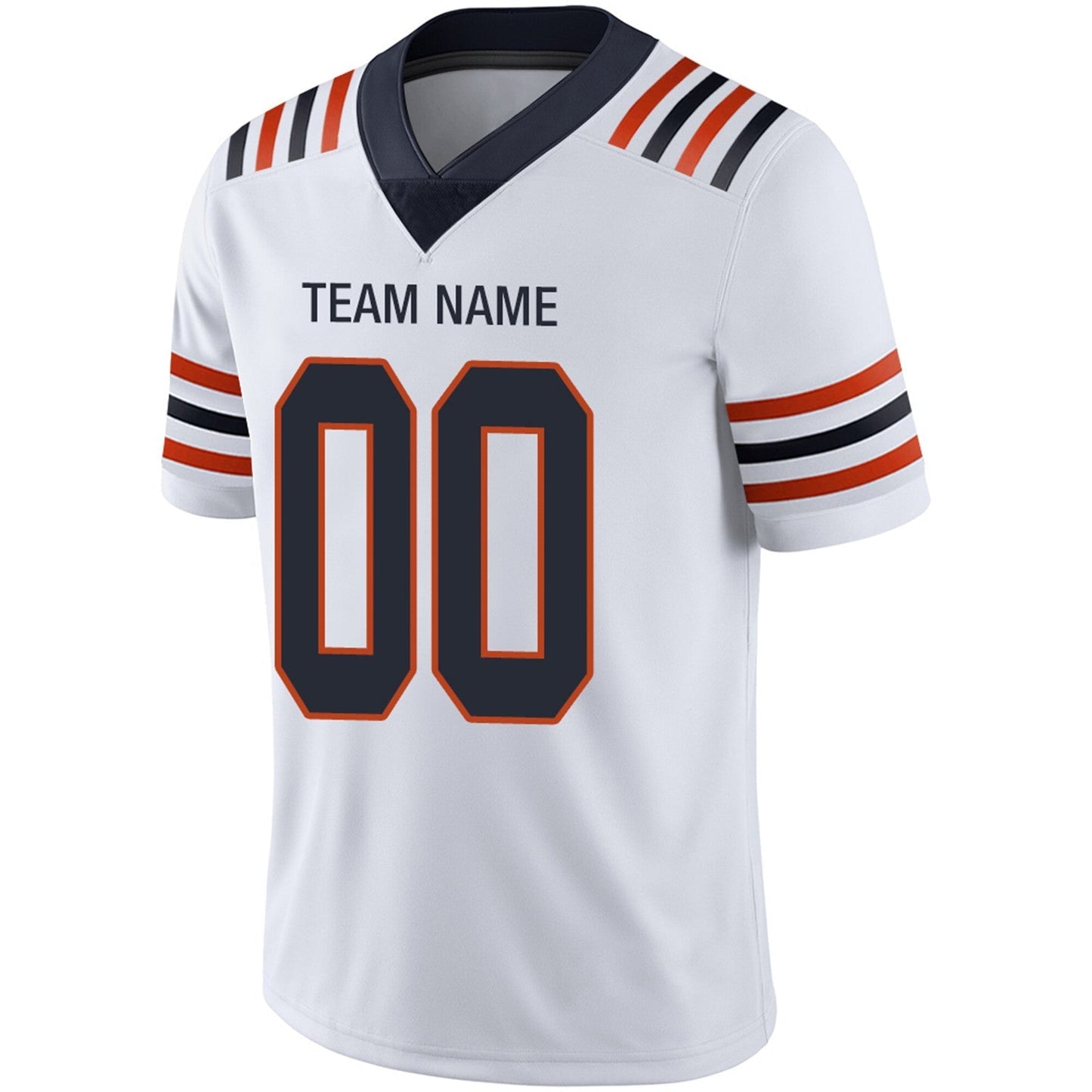 Custom Football Jerseys Team Player or Personalized Design Your Own Name for Men's Women's Youth Jerseys Navy