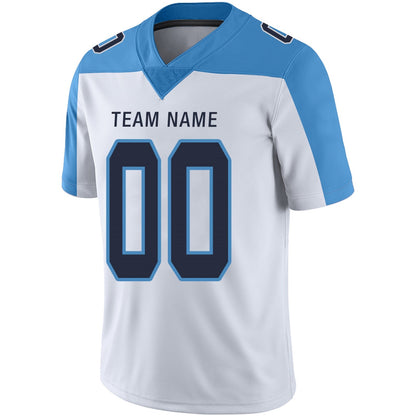 Custom Football Jerseys Team Player or Personalized Design Your Own Name for Men's Women's Youth Jerseys Navy