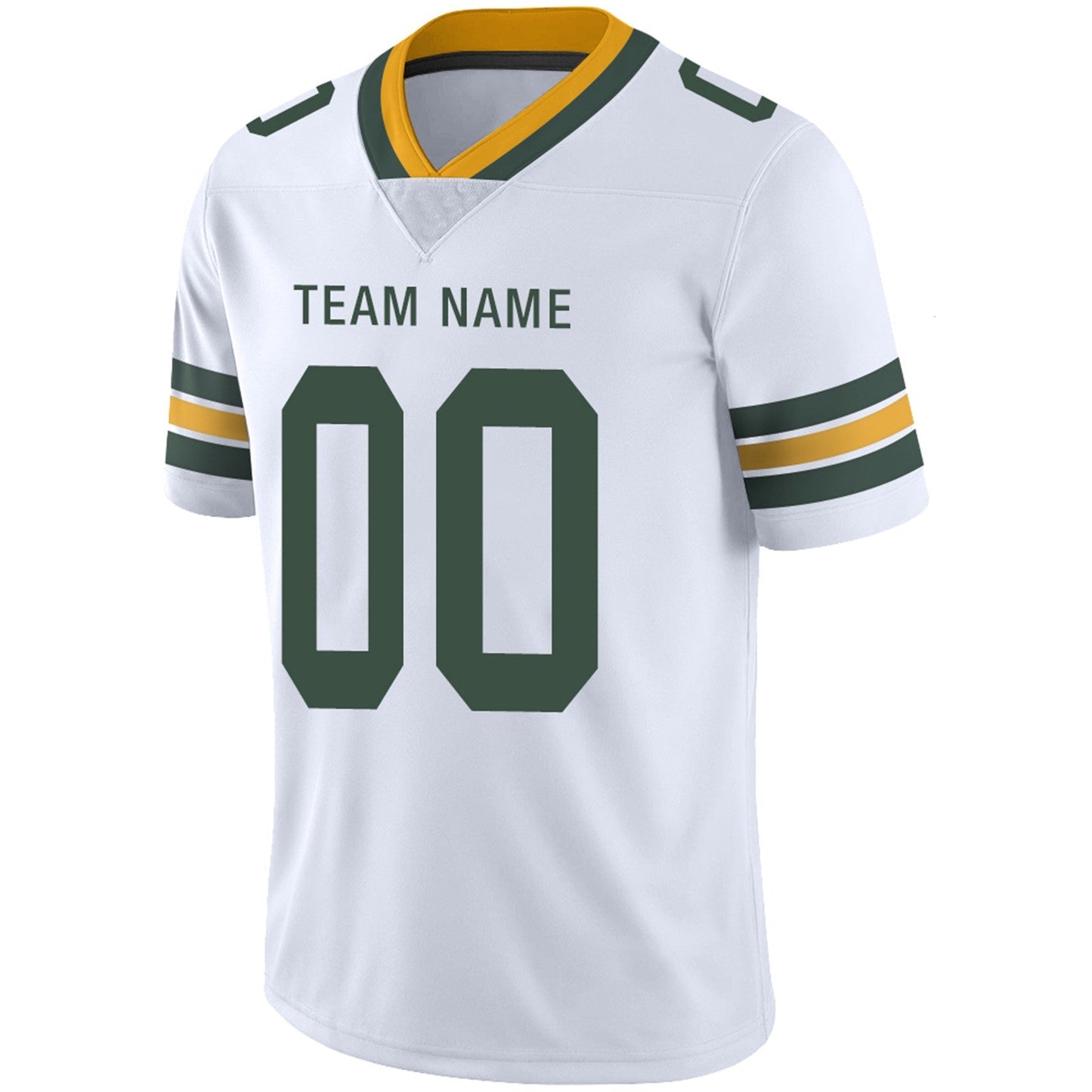Custom Football Jerseys Team Player or Personalized Design Your Own Name for Men's Women's Youth Jerseys Green