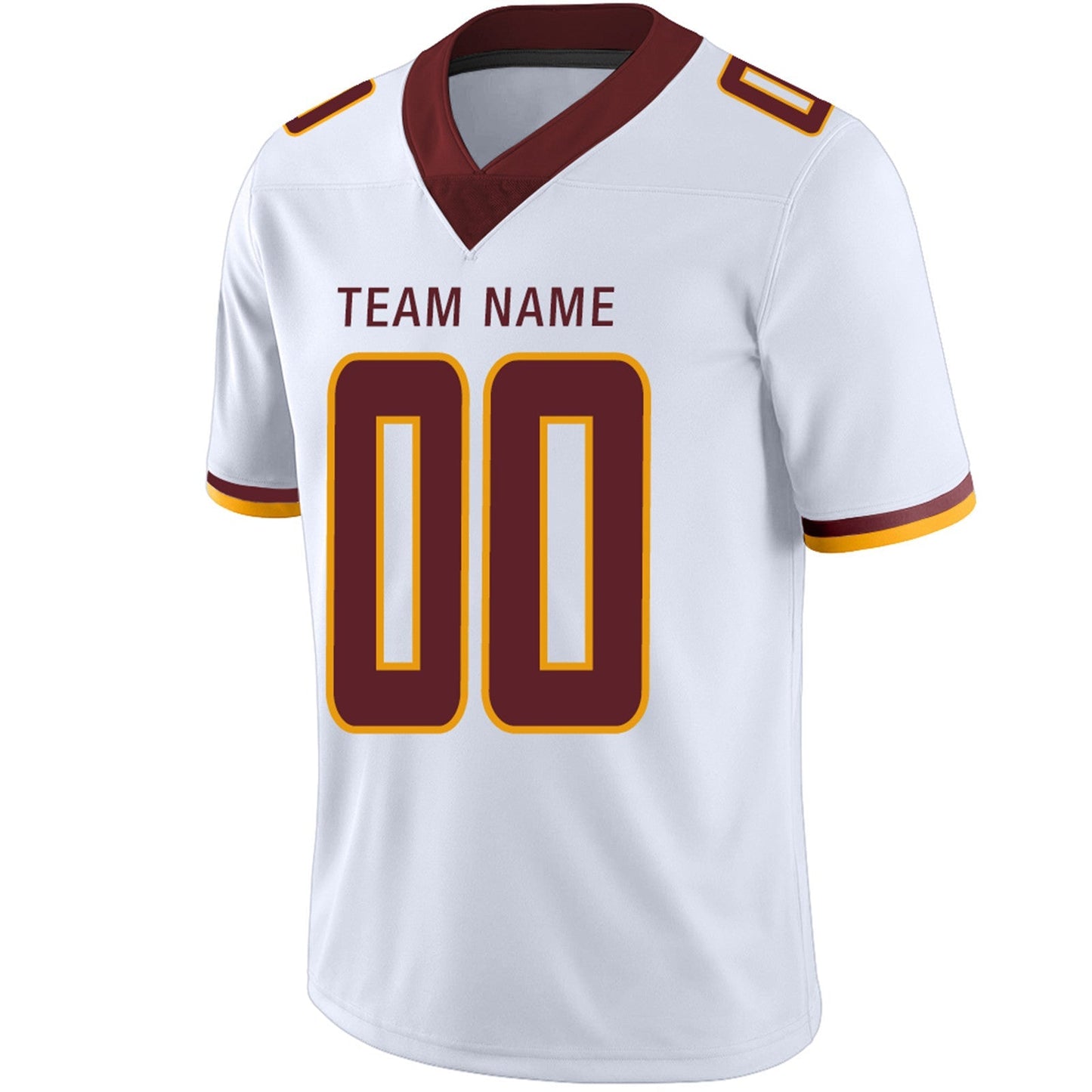 Custom Team Player or Personalized Design Your Own Name for Men's Women's Youth Jerseys Burgundy Football Jerseys