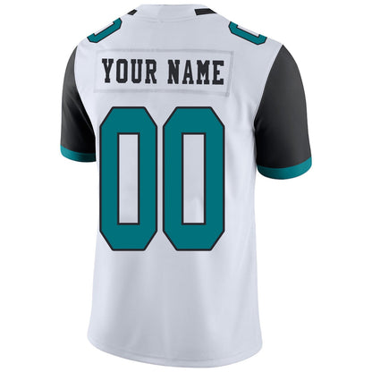 Custom Football Jerseys Team Player or Personalized Design Your Own Name for Men's Women's Youth Jerseys Teal