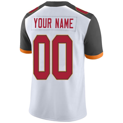 Custom Football Jerseys Team Player or Personalized Design Your Own Name for Men's Women's Youth Jerseys Red
