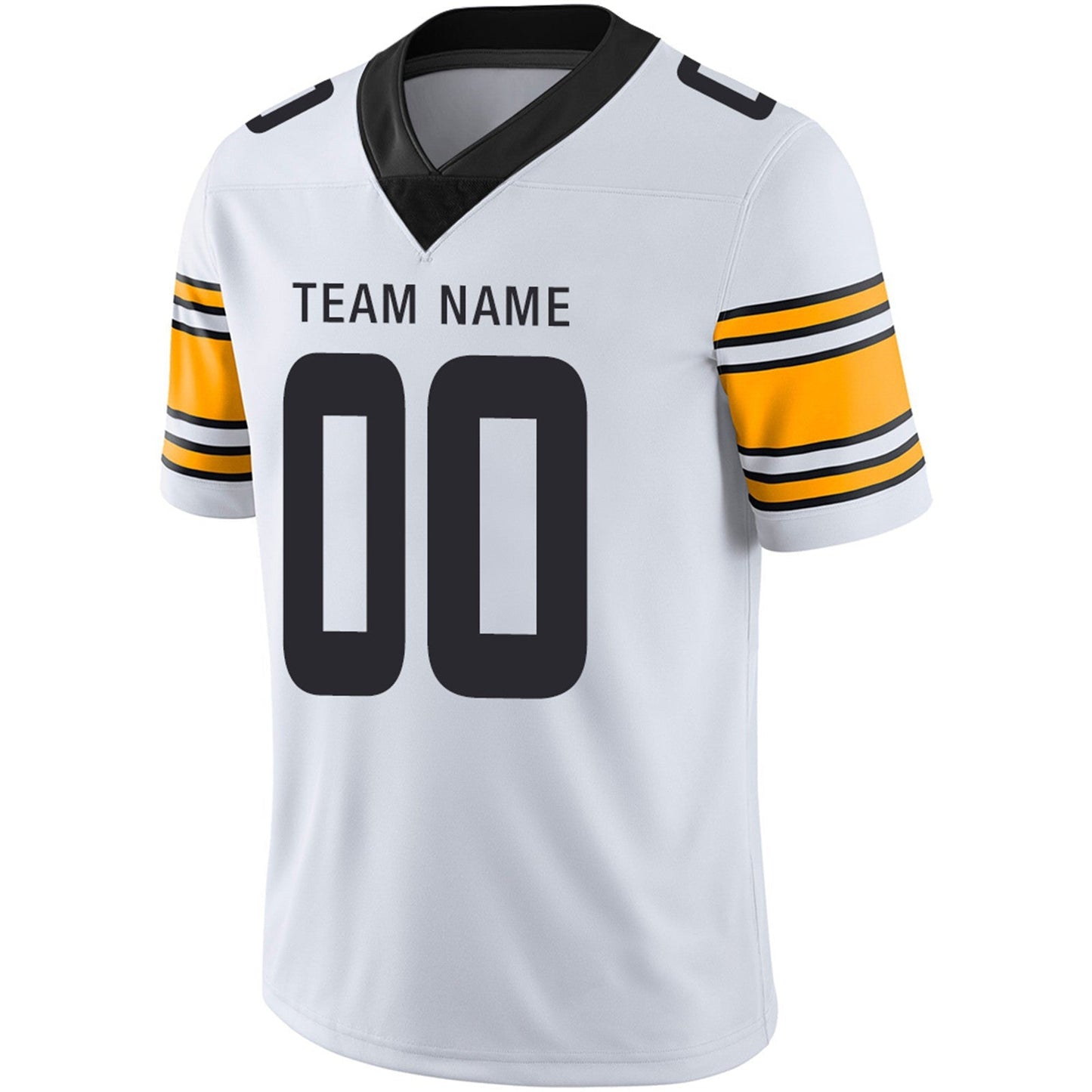 Custom Football Jerseys Team Player or Personalized Design Your Own Name for Men's Women's Youth Jerseys Black