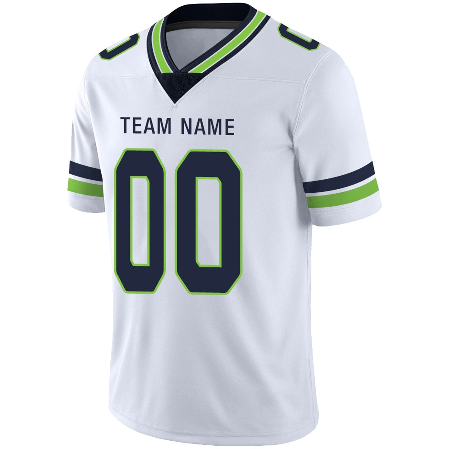 Custom Football Jerseys Team Player or Personalized Design Your Own Name for Men's Women's Youth Jerseys Navy