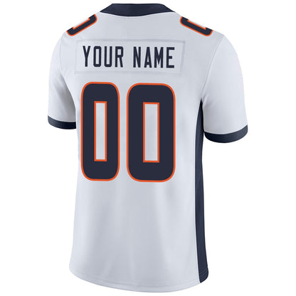 Custom Football Jerseys Team Player or Personalized Design Your Own Name for Men's Women's Youth Jerseys Orange