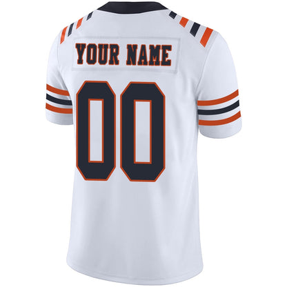 Custom Football Jerseys Team Player or Personalized Design Your Own Name for Men's Women's Youth Jerseys Navy