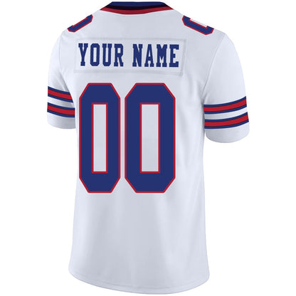 Custom Football Jerseys Team Player or Personalized Design Your Own Name for Men's Women's Youth Jerseys Royal