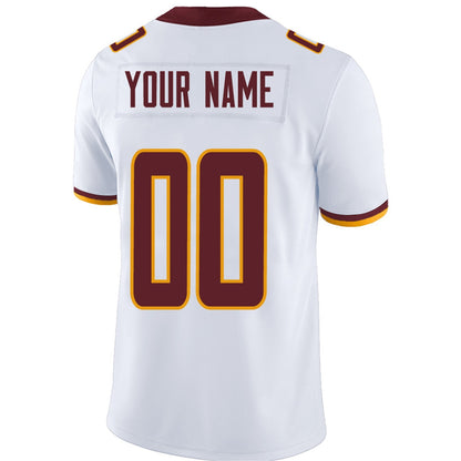 Custom Team Player or Personalized Design Your Own Name for Men's Women's Youth Jerseys Burgundy Football Jerseys