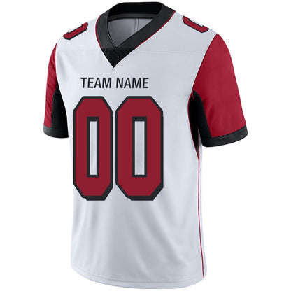 Custom Team Player or Personalized Design Your Own Name for Men's Women's Youth Jerseys Red Football Jerseys
