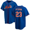 New York Mets #23 David Peterson Royal Fedasgoge Cool Base Stitched Jersey