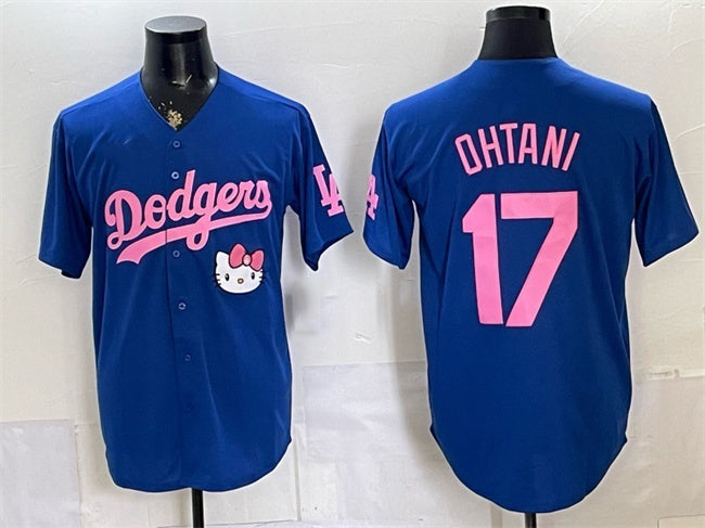Los Angeles Dodgers #17 Shohei Ohtani Royal Fedasgoge 2025 Hello Kitty Vapor Limited Stitched Jersey