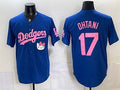 Los Angeles Dodgers #17 Shohei Ohtani Royal Fedasgoge 2025 Hello Kitty Vapor Limited Stitched Jersey