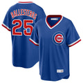 Chicago Cubs #25 Moises Ballesteros Player Royal Fedasgoge T-shirt Cooperstown Collection Limited Stitched Jerseys