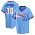 Atlanta Braves #30 Drake Baldwin Powder Blue FOULKSSHOP 2026 City Connect Stadium Jersey