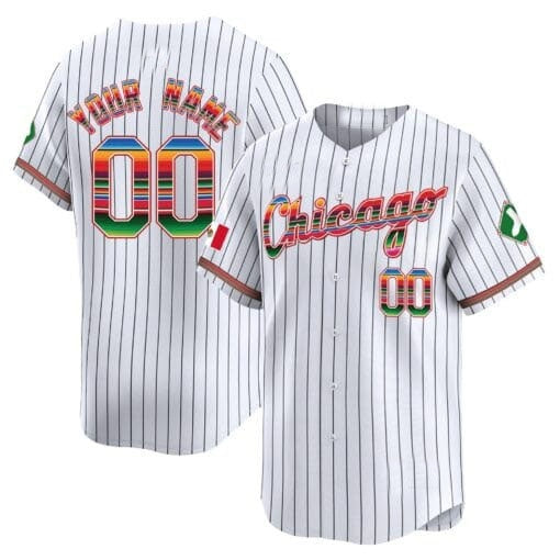 Custom Chicago White Sox Mexico Vapor Premier Limited Jersey V3- White 2 Fedasgoge