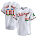 Custom Chicago White Sox Mexico Vapor Premier Limited Jersey V3- White 2 Fedasgoge