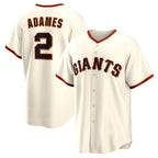 San Francisco Giants #2 Willy Adames Fedasgoge Cream Home Replica Jersey