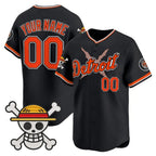 Custom Detroit Tigers x One Piece Black Fedasgoge Vapor Premier Limited Jersey - Stitched