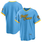 Milwaukee Brewers Powder Blue Fedasgoge City Connect Replica Team Jersey
