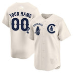 Custom Chicago Cubs Special Vapor Premier Limited Jersey V2 ¨C Cream Fedasgoge