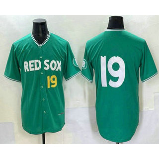 Boston Red Sox #19 Roman Anthony Green Fedasgoge 2025 City Connect Limited Jersey