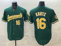 Oakland Athletics #16 Nick Kurtz 2026 Green Fedasgoge Alternate Sacramento Celebrating 125 Years Vapor Limited Stitched Jersey