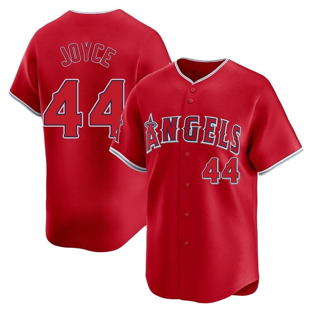 Los Angeles Angels #44 Ben Joyce Player Red Fedasgoge Home Limited Stitched Jerseys