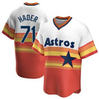Houston Astros #71 Josh Hader Player Rainbow Cooperstown Collection Fedasgoge T-shirt Stitched Jerseys