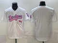 Los Angeles Dodgers Blank White Fedasgoge Hello Kitty Night Stitched Jersey