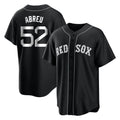 Boston Red Sox #52 Wilyer Abreu Player Black Fedasgoge Home Game Stitched Jerseys