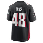 A.Falcons #48 Bralen Trice Black Fedasgoge Team Game Jersey