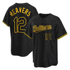 Baltimore Orioles #12 Dylan Beavers Player Black Fedasgoge Snake Skin City Home Game Stitched Jerseys