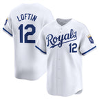 Kansas City Royals #12 Nick Loftin White Fedasgoge 2024 Home Limited Stitched Jersey